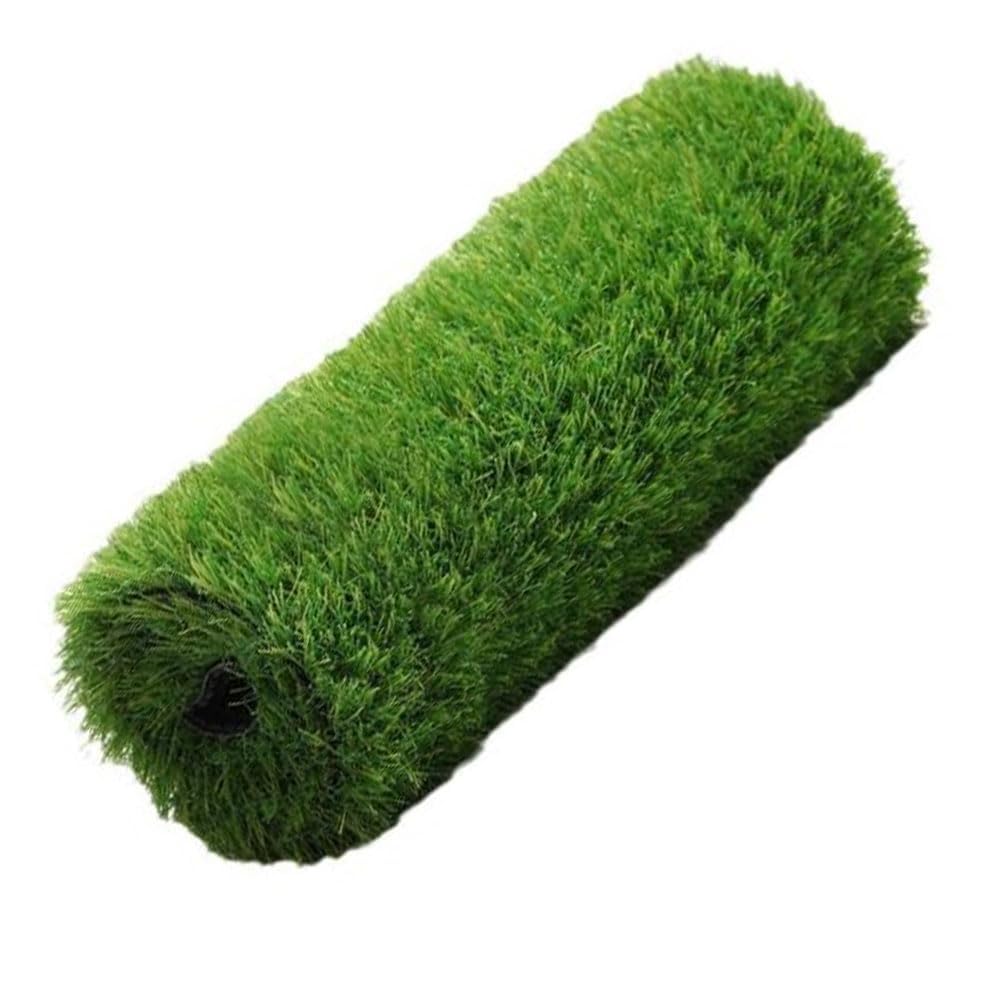 Questo Tappeto in Erba Artificiale per Giardino, Tappeto in Erba Artificiale, passatoia in Erba Artificiale 3x3 m, 3x4 m, Erba Finta per Esterni, Tappeto Realistico dall'aspetto di Prato Fin