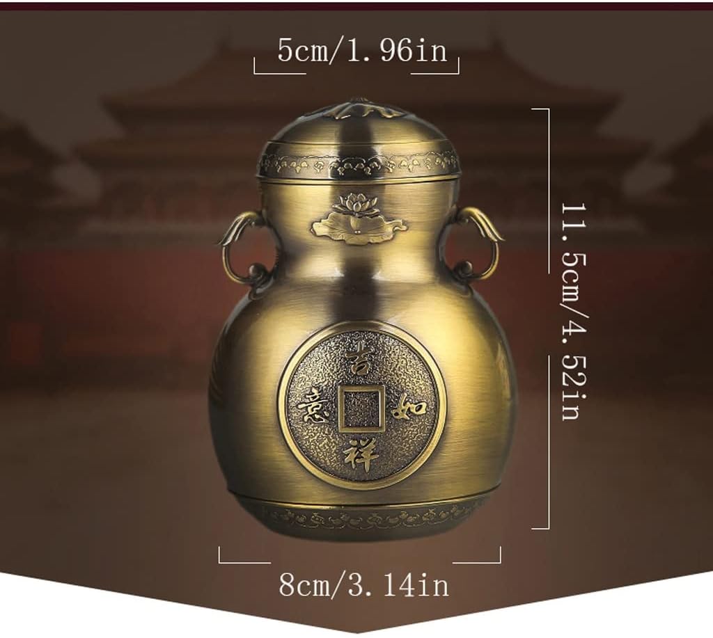 Toothpick Holder Toothpick Box Creative Automatic Press Metal Toothpick Holder Chinese Style Retro Minimalist Living Room Household Toothpick Jar Toothpick Holder Dispenser(A)