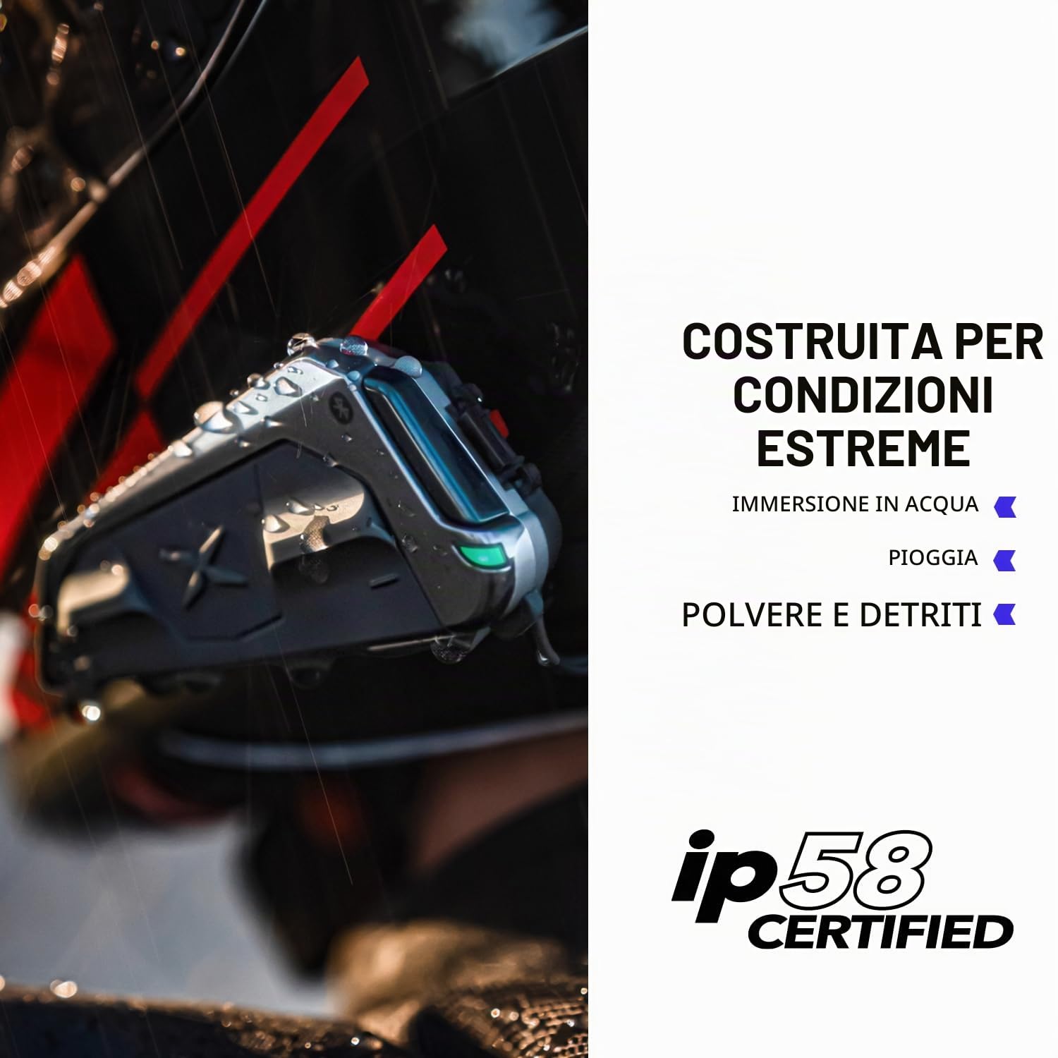 EXOCOM Interfono Bluetooth Scorpion Link 1C Singolo