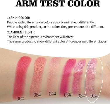 Baked Blusher Highlighter Pressed Blush with 3D Pearlescent, Face Blush Glitter Shimmering Floral Relief Structure Pink Blush Highligh Powder Palette (Blush 01#)