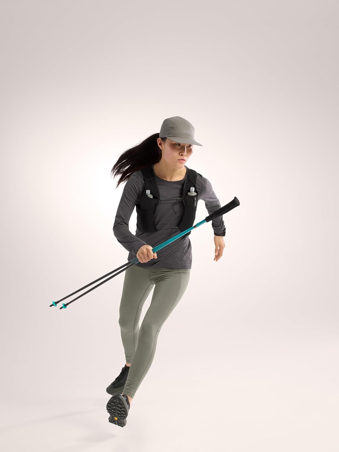 Arc'teryx Taema Crew Neck Long Sleeve Shirts for Women | Quick Dry Long Sleeve Workout Shirts - Hiking Running Fitness Tops