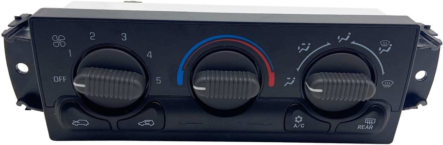 Cheriezing 599-218 Climate Control Module Compatible with 1999-2002 Silverado Suburban Sierra Yukon - Air Conditioning A/C Heater Climate Control Panel - w/Rear Window Defogger