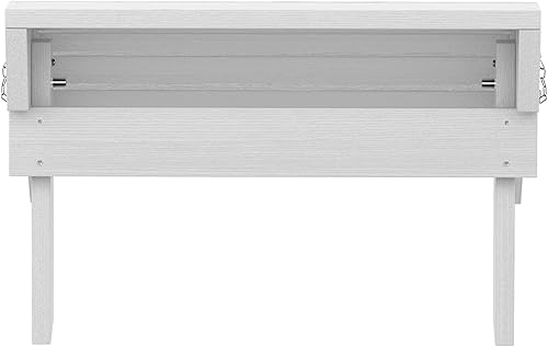 Miniatura 10 de SERWALL Otomana Adirondack plegable, color blanco