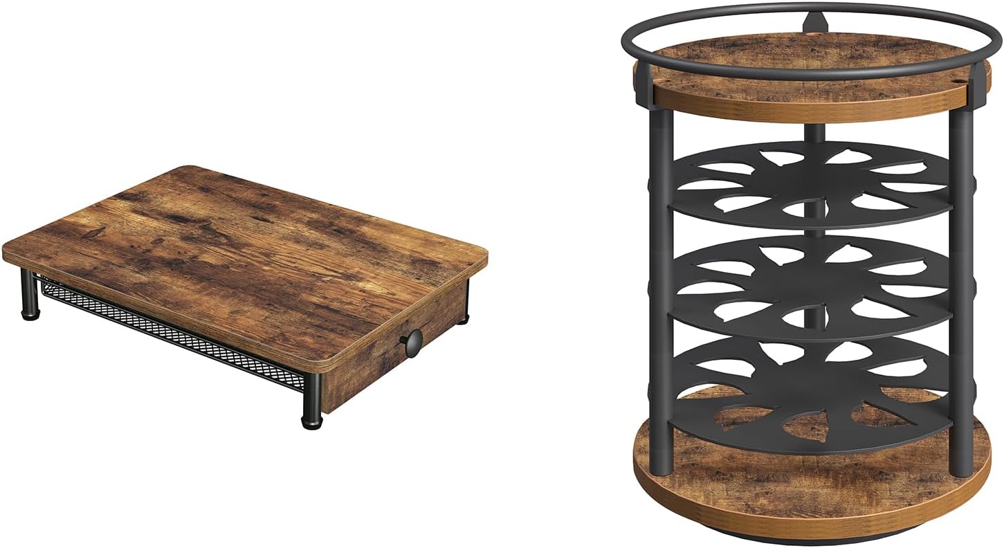 Coffee Pod Drawer Holder, Coffee Pod Drawer for K Cup, Rotating Pod Holder for Vertuo,KH08BRG1-KH03BR