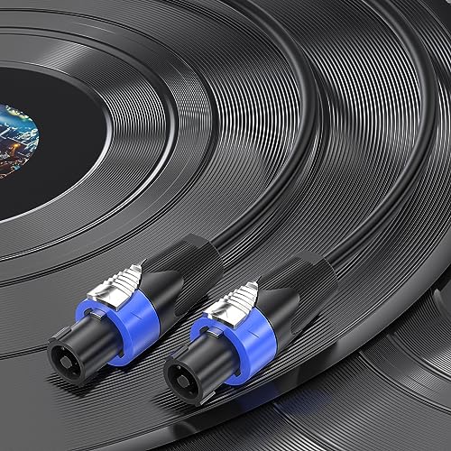 EPYOADO 100 feet Speakon to Speakon Cables, 2 Pack Professional Audio Amplifier Mixer Speakon Speaker Cable Wire by EPYOADO - Image 3