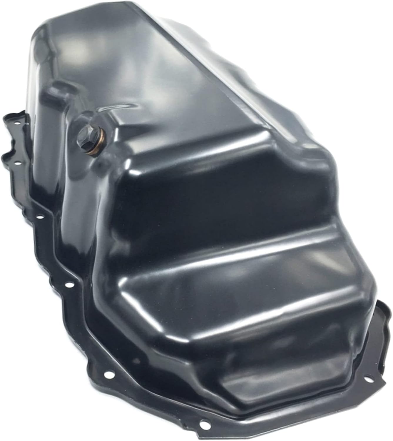 Engine Oil Pan with Drain Plug, Steel Oil Pans Sump for Plymouth Breeze 1998 1999 2000 Dodge Stratus 1996 Chrysler Sebring 264-227