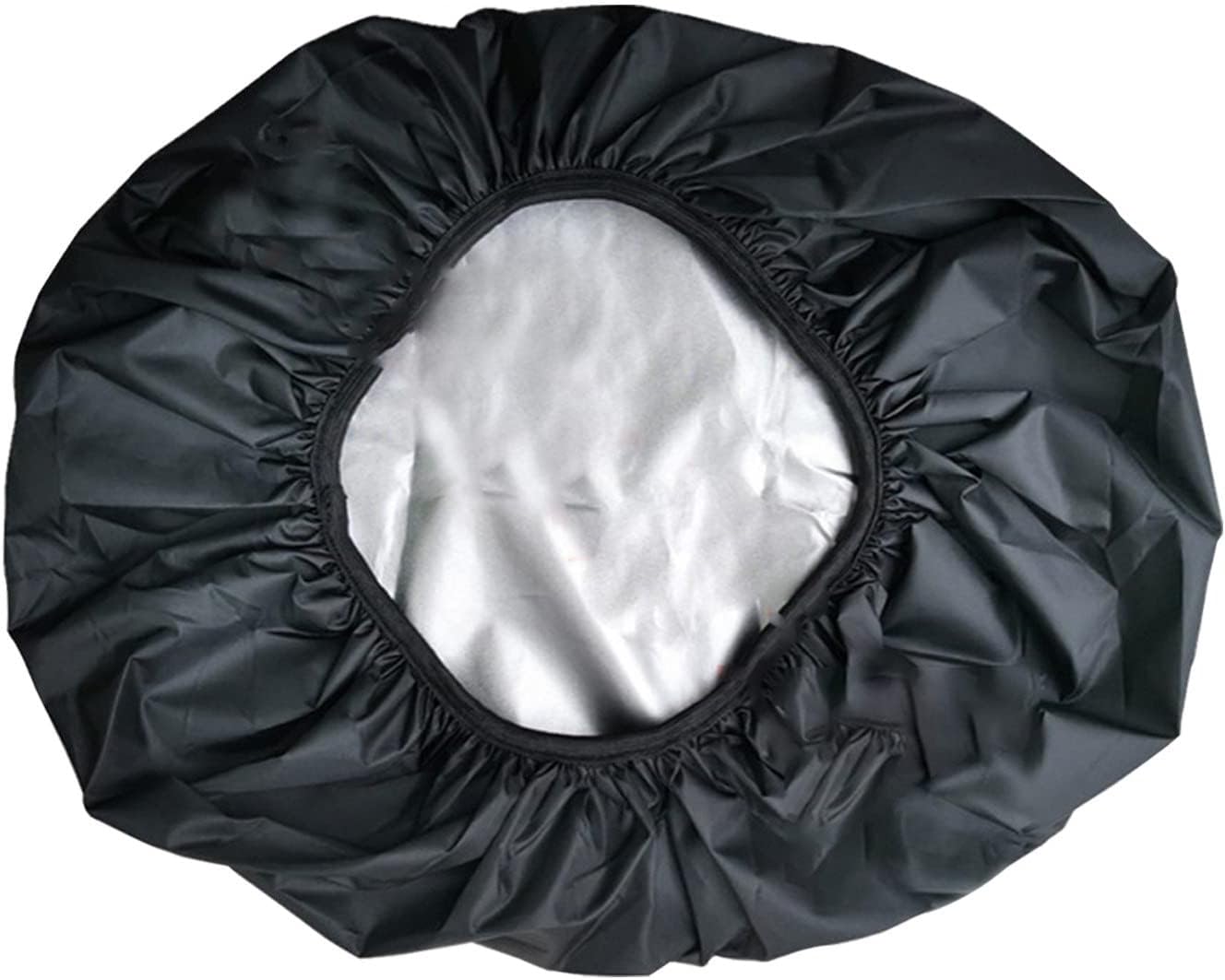 suneagoo Cubierta Impermeable Plegable De Polvo De Batería para Silla De Ruedas con Banda Elástica,Cubierta Protectora De Batería para Silla De Ruedas,Negro Engrosado