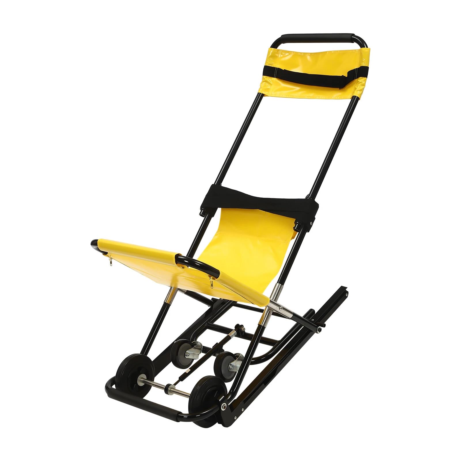 Sedia a scale, sollevamento manuale, 159 kg, pieghevole e leggera, sedia a rotelle a 4 ruote, sedia a rotelle pieghevole, sedia a rotelle in alluminio, sedia a rotelle per il trasporto a casa