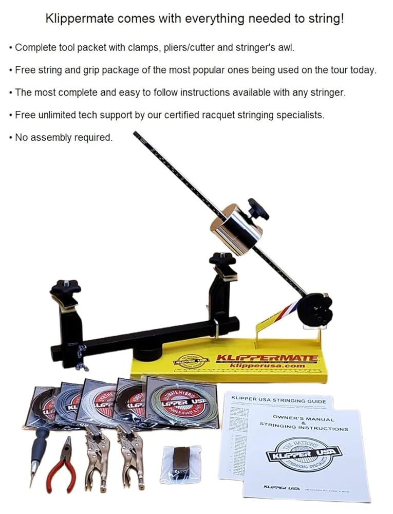 Amazon.com : Klippermate® Tennis Racquet / Racket Stringer