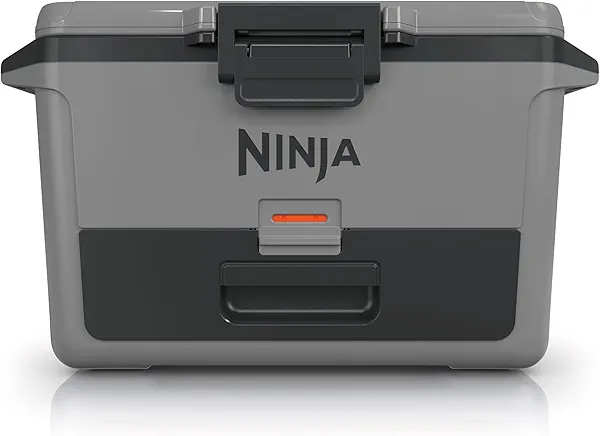 Ninja FB151GY FrostVault 50qt Hard Cooler with Dry Zone, Integrated Fridge-Temp Dry Storage Drawer, Premium Heavy-Duty Insulated Cooler, Keeps Ice for Days, Slate Gray