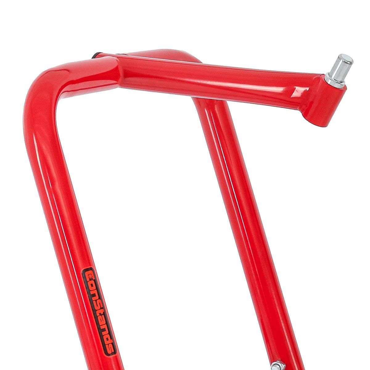 Caballete Moto Delantero a tija V5 Compatible para KTM 690 Duke R 13-17 Rojo