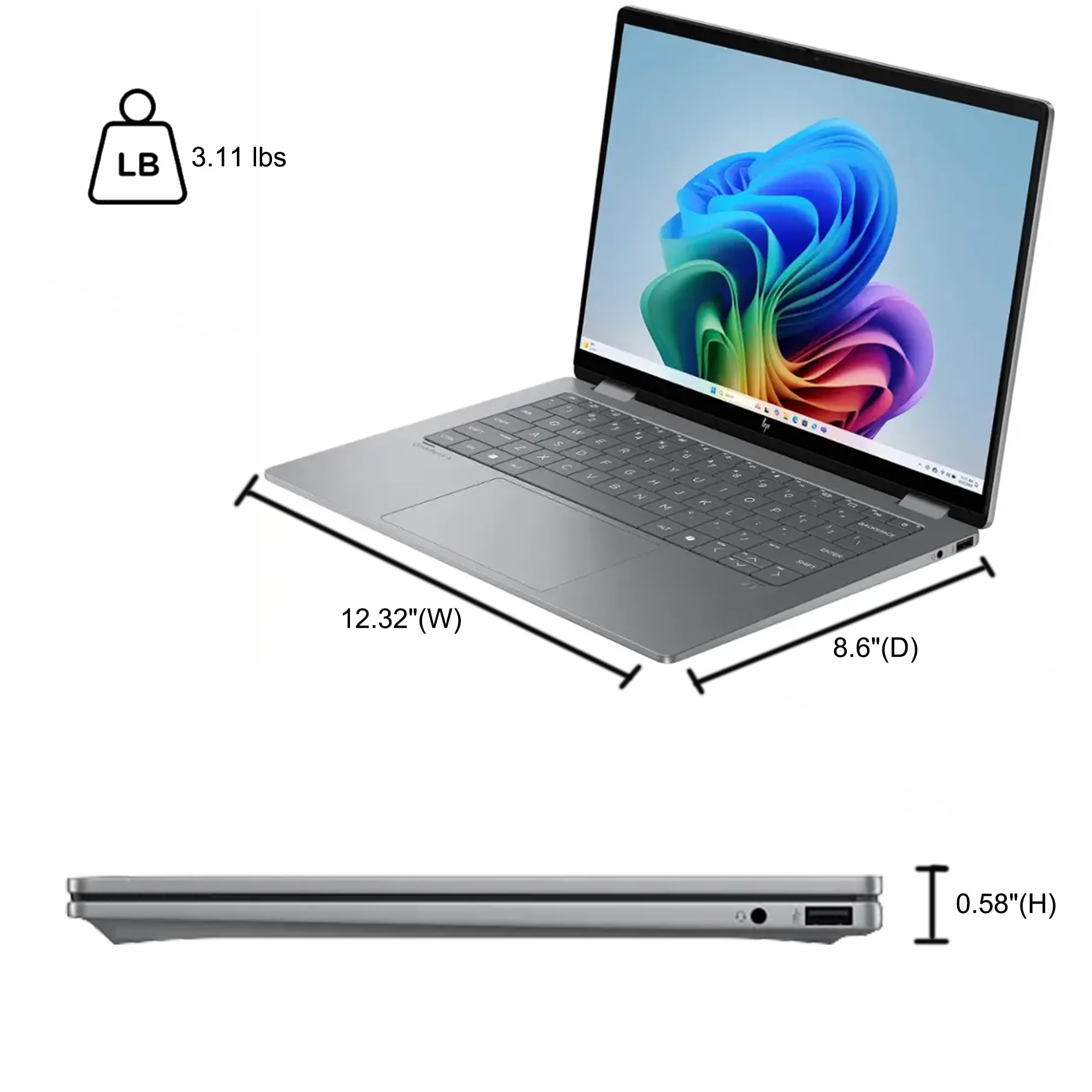 Amazon.com: HP OmniBook X Flip 2-in-1 Laptop 14