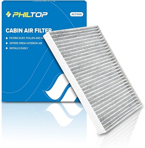 Miniatura 7 de PHILTOP Filtro de aire de cabina ACF055 (CF10139), repuesto para TC (2005-2010), XA (2004-2006), XB (2004-2006), Echo (2000-2005), RAV4 (2001-2005)