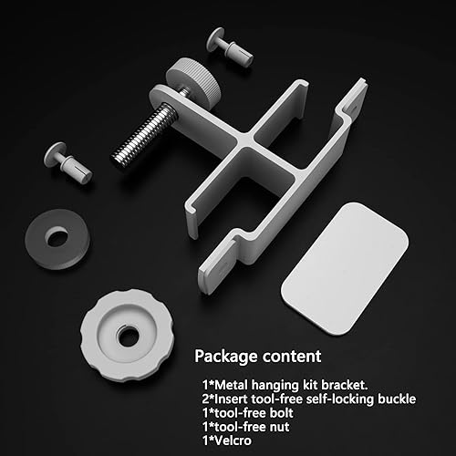 Miniatura 5 de Soporte de montaje sin herramientas para myQ Chamberlain Garage Smart Hub (MYQ-G0401-ES), sin taladrar, sin herramientas, instalación sin daños,