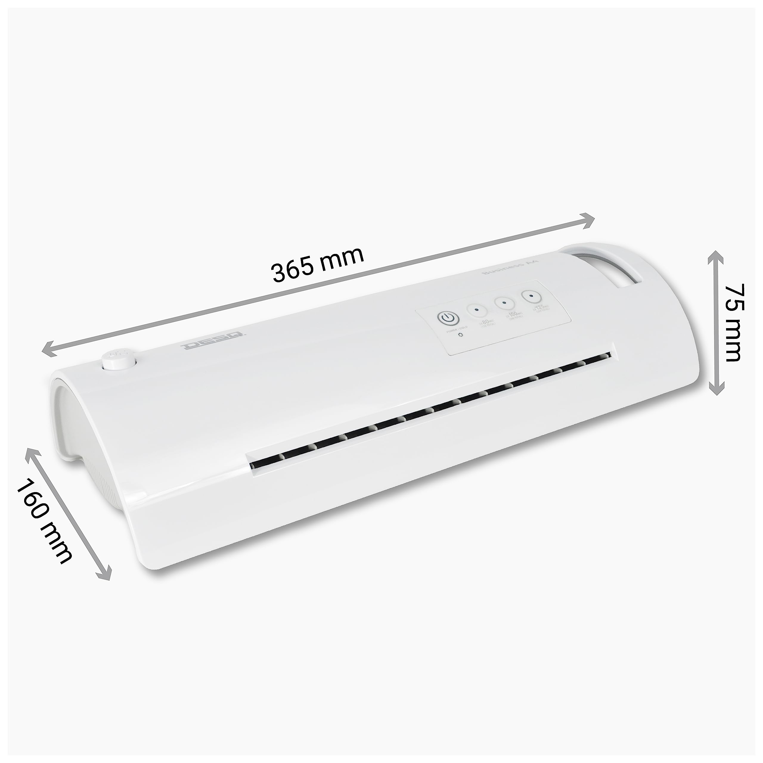 DESQ Laminator A4 Bussiness Classy - do 75 do 125 mikronów, Jam Free, 30 sek. Czas nagrzewania, High Speed, do biura i szkoły