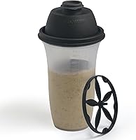 Vista 1 de SIGNORA WARE Shaker Bottles Botella de plástico para batido de proteínas de 17 onzas para batidos y licuados de reemplazo de comidas, bebidas