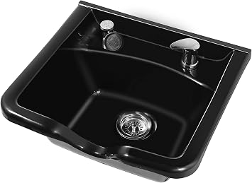 Shampoo Bowl for Salon Hair Sink ABS Plastic Bowl Hair Wash Basin with Shower and Pipe System Portable