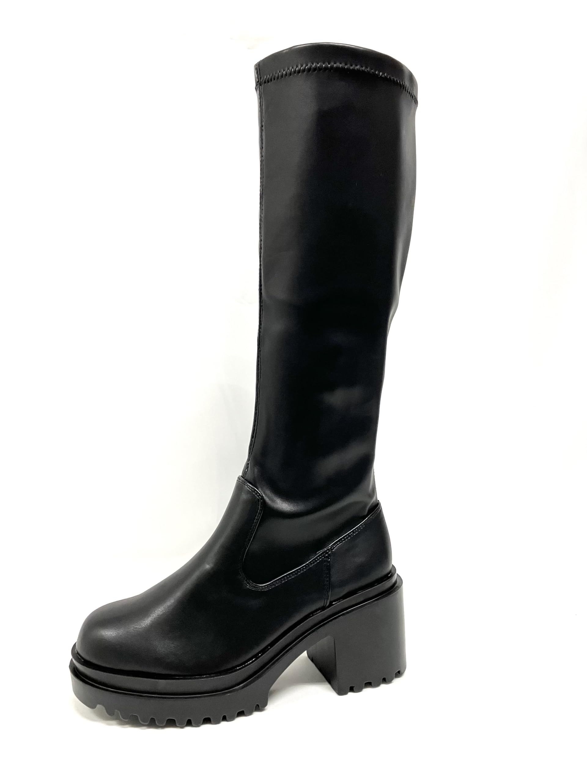 厚底ストレッチロングブーツ Sサイズ 厚底ストレッチロングブーツ（ブーツ・ブーティ） | csT&P