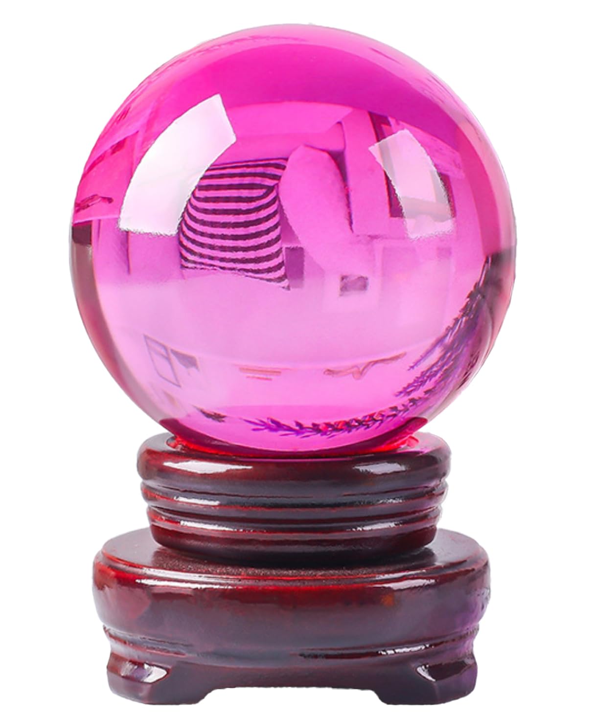 Amazon.co.jp: S.fields.inc 水晶玉 10cm 台座付き クリスタルボール