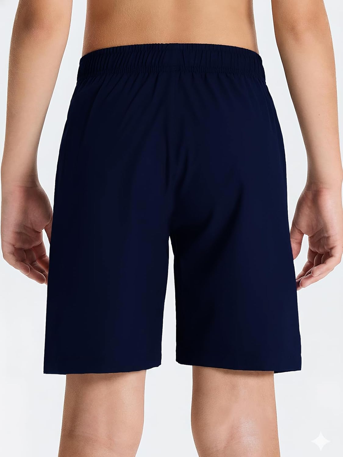 DEVOROPA Boys Athletic Shorts Lightweight Quick Dry Hiking Cargo Shorts with Zipper Pockets for Outdoor Running - Image 4