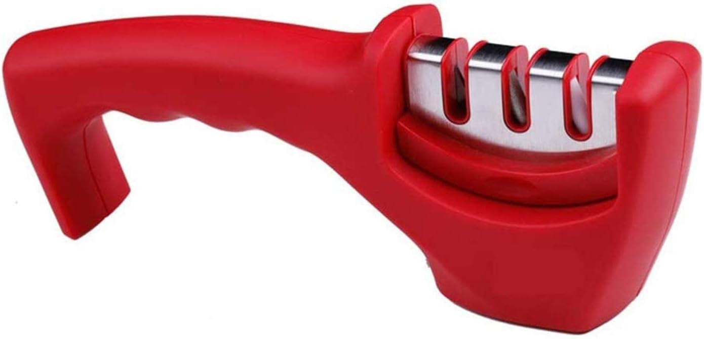 Knife Sharpener 3 In 1 Kitchen Knife Sharpener and Scissor Sharpener: Helps Repair Restore and Polish Quickly for Various Knives (Color : A)