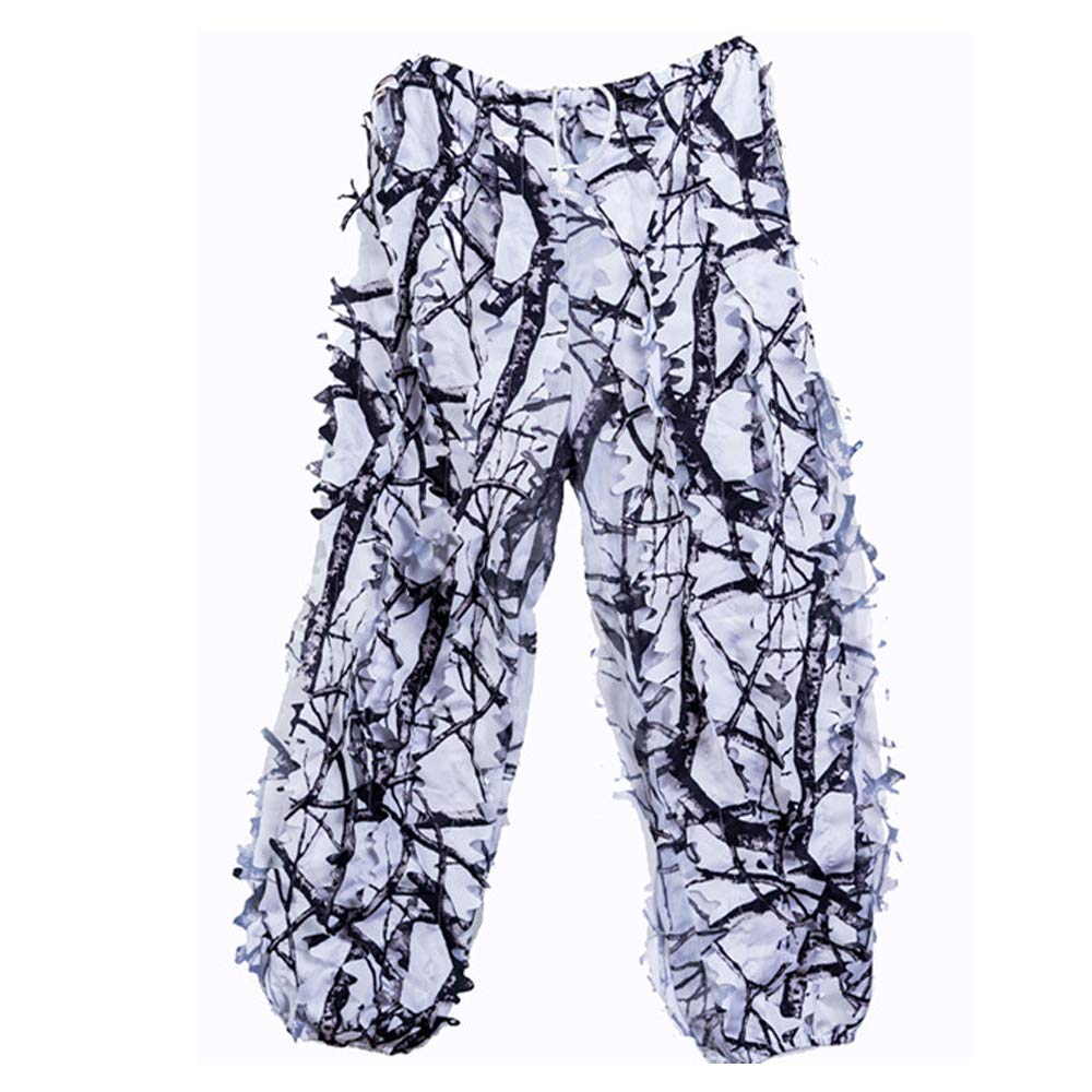 Extérieur Camo 3D Neige Sauvage Fermeture Éclair Ghillie Costume Pour Paintball Airsoft Chasse Faune Photographie