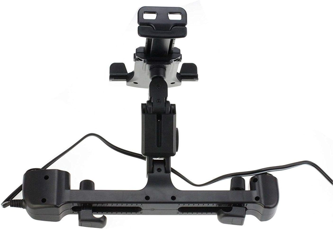 Navitech USB Port 4.2A Headrest Mount with Integrated Car Charger Compatible with NeoCore N1 10.1" Google Android Tablet PC