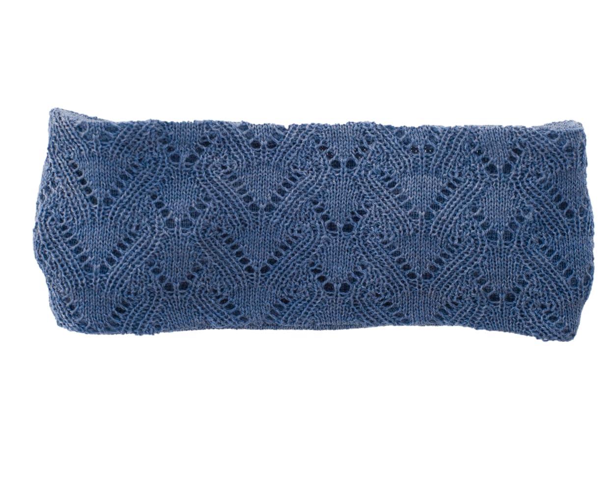 Invero, Fascia per capelli Merino, Marie, 100% lana (jeans)