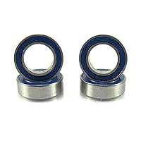 Vista 1 de TRB RC 0.236x0.394x0.118 in Rodamientos de bolas de precisión ABEC 3 sellos de goma (4) MR106-2RS-BU