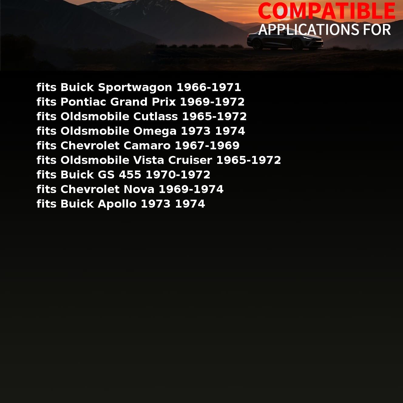 Suspension Control Arm Shaft Kit Front Upper fits Chevrolet Camaro,Chevelle,Malibu 1964 1965 1966 1967 1968-1972 fits Pontiac Firebird,GTO 1964-1972 Replacement 396678 2 Pcs