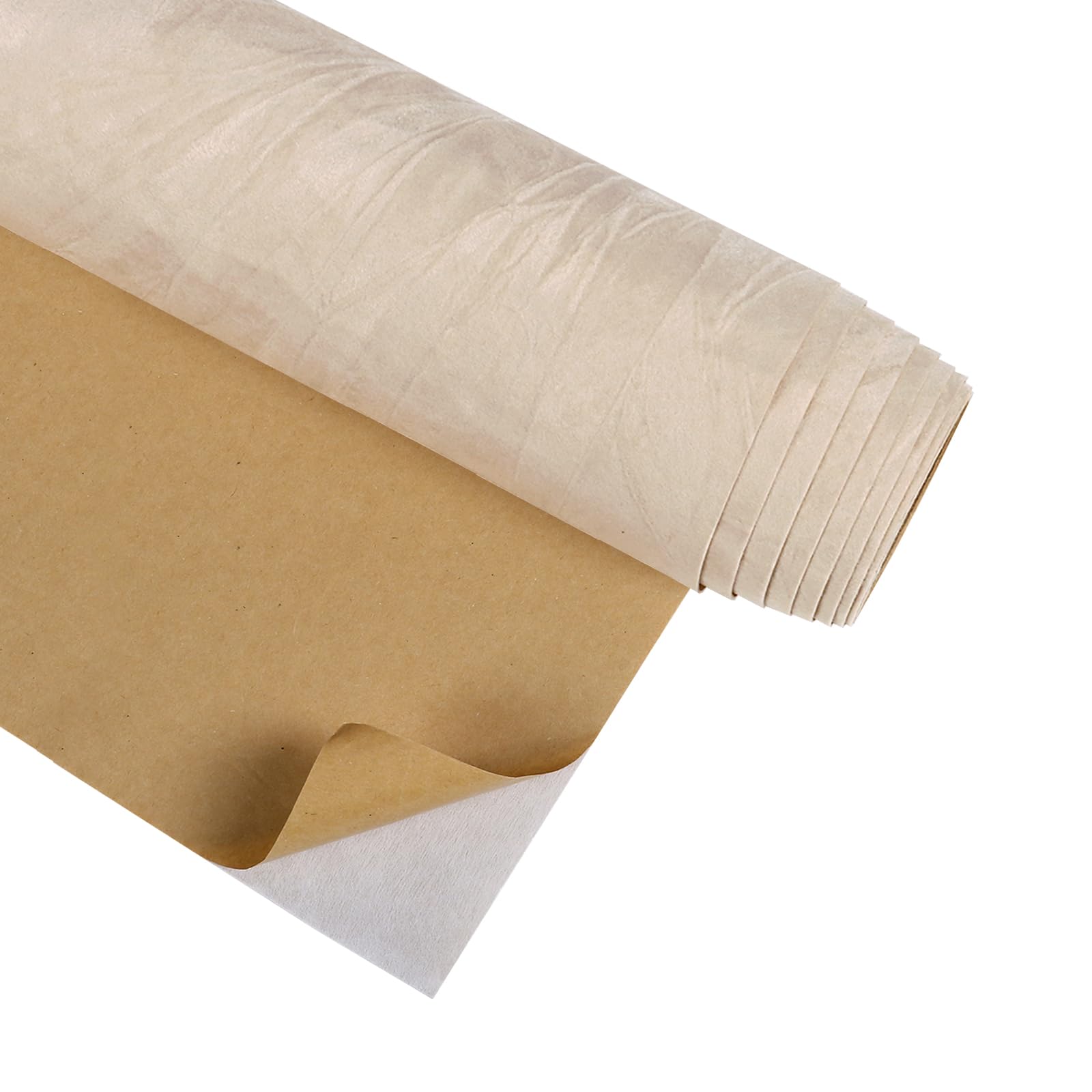 Papier peint autocollant salon velours beige CRE8TIVE rouleau pour chambre cocooning