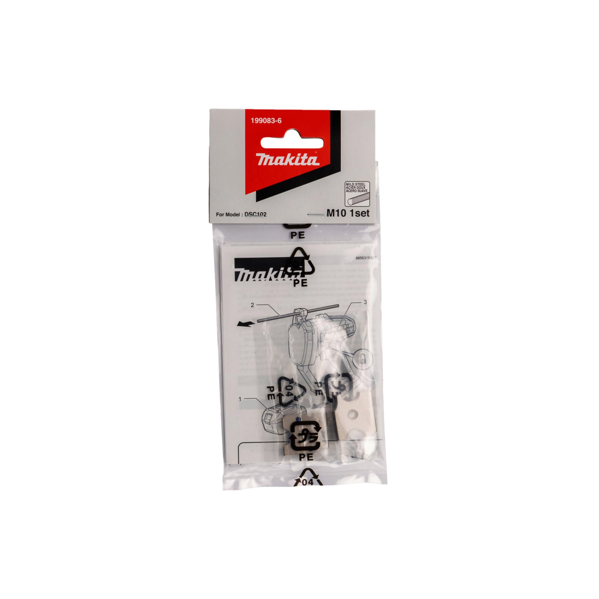 Makita 199083-6 - Cuchilla corte m10 dsc102, Multicolor