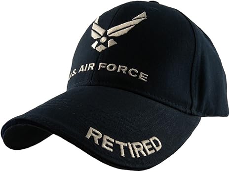 Air Force Retired Baseball cap, Navy 