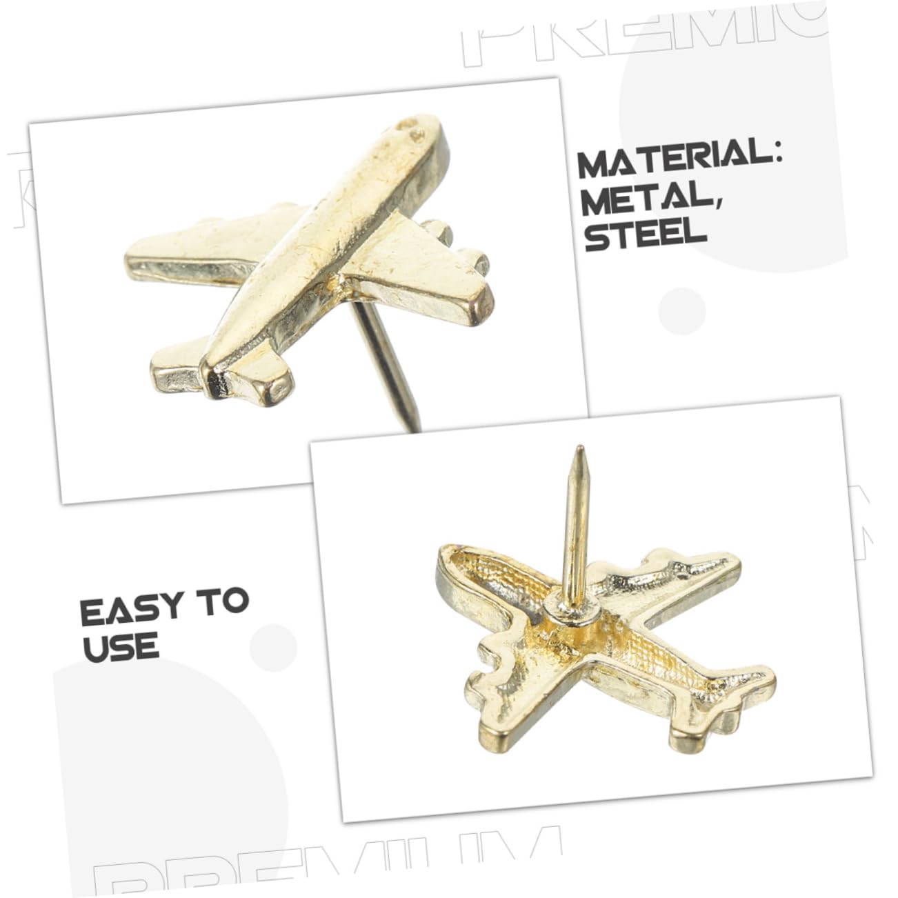 NUOBESTY 120stücke Flugzeug Pushpins Dekorative Pinnnadeln Für Pinnwand Fotowand Kartenmarkierung Für Büro Und Projekte Langlebig Und Vielseitig