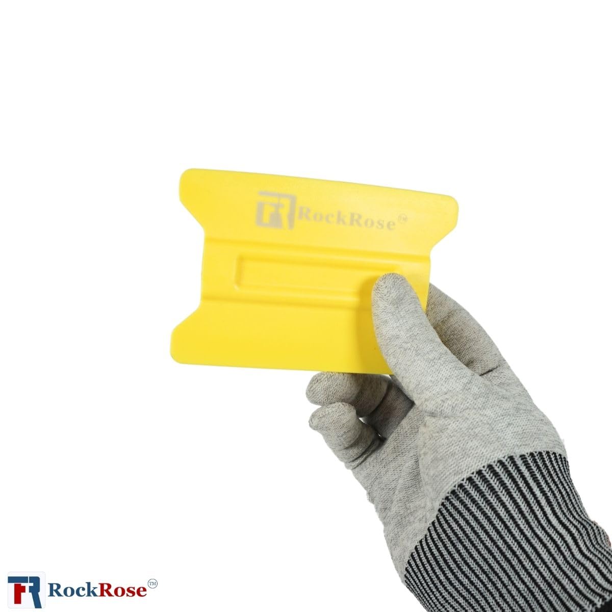 Lime Speed Wing 4-Inch Soft Yellow Card Bubble Remover Squeegee Set for Professional Window Film Tinting and Installation - (Pack 4 Units)