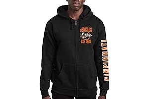 Junk Food Bengal Zip Hoodie: Elevate Your Football Fan Style