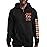 Junk Food Standard Soft Full Zip Hooded Fleece, Unisex Fit, Cincinnati Bengals-Black, Large