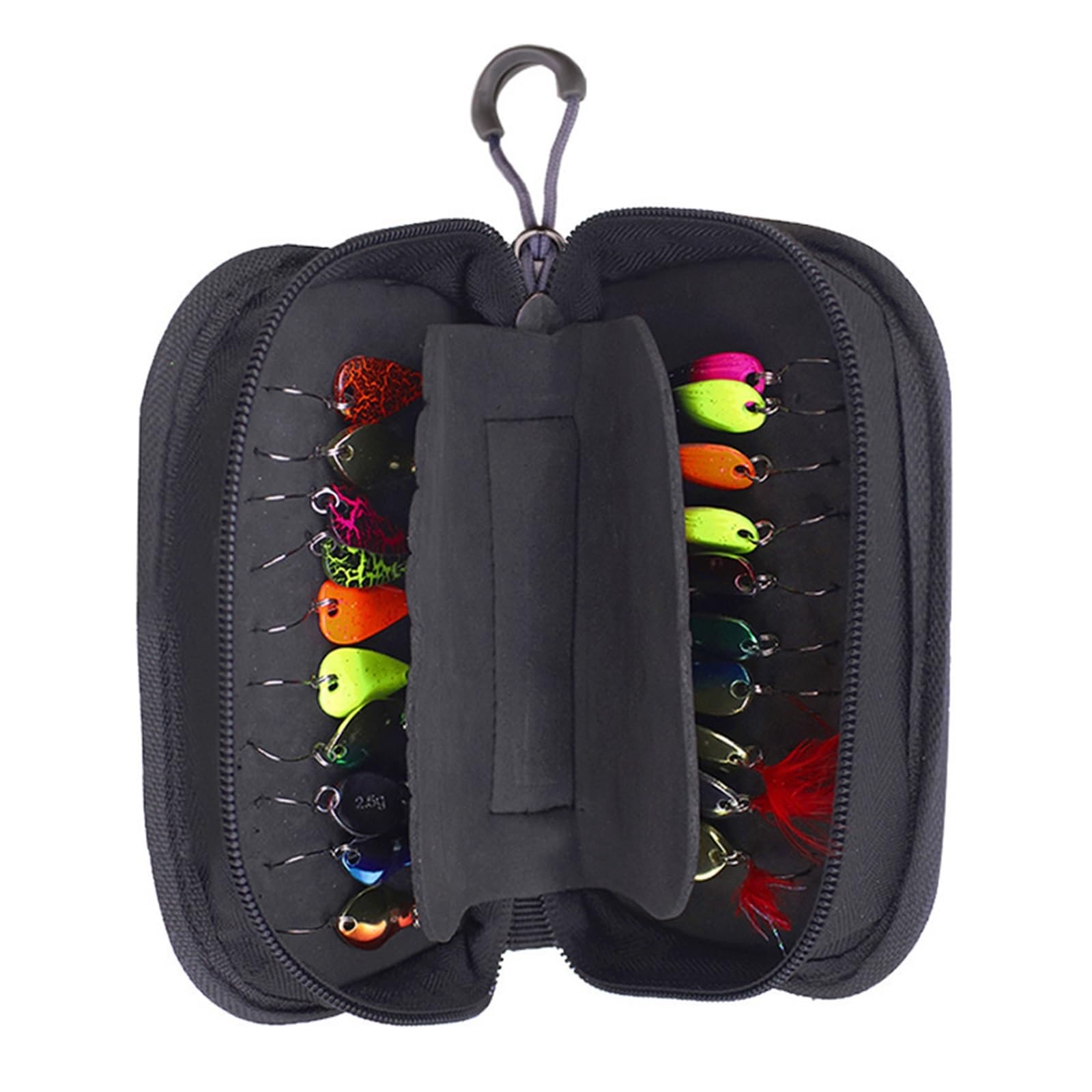 INEOUT 20 Piezas, Recién Llegado, Cucharas De Pesca, Señuelos, Juego De Señuelos De Pesca De Metal For Trucha, Lubina, Cebo De Pesca con Bolsa A Prueba De Agua