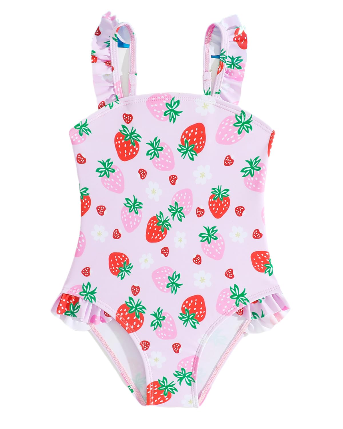 Badeanzug Mädchen Gr 80-116, Einteiler Badeanzüge für Mädchen Baby Kleinkind mit Verstellbare Träger Süß UPF 50+ Schwimmanzug Mädchen Kinder für Strand & Pool