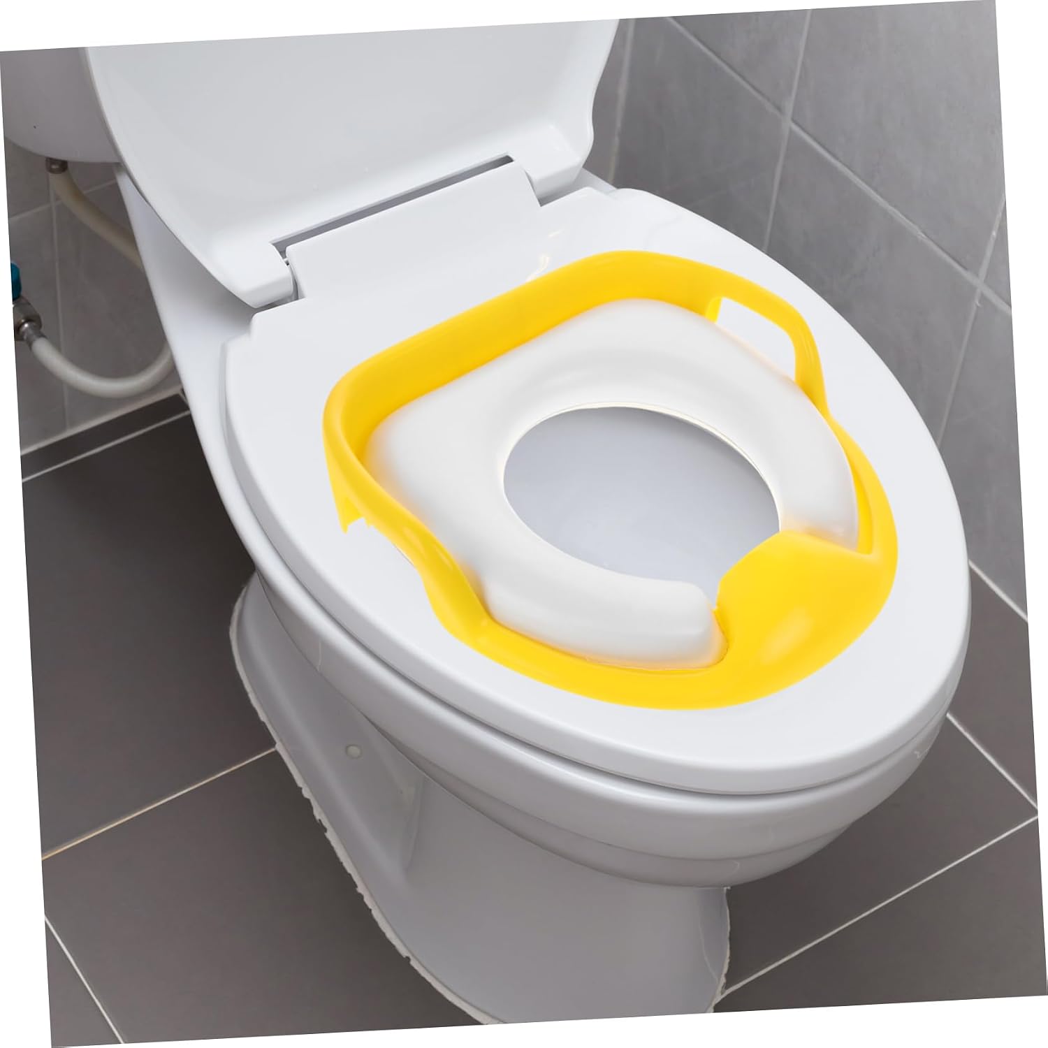 BESPORTBLE Boy Girl Potty Training Seat with Double Handle Soft - Cushion and Splash Guard for Boys and Girls for Home and Nursery Use Easy to Clean and Comfortable
