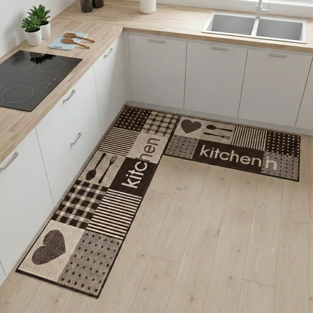 Roslen Kitchen Mats - Waterproof Memory Foam -1