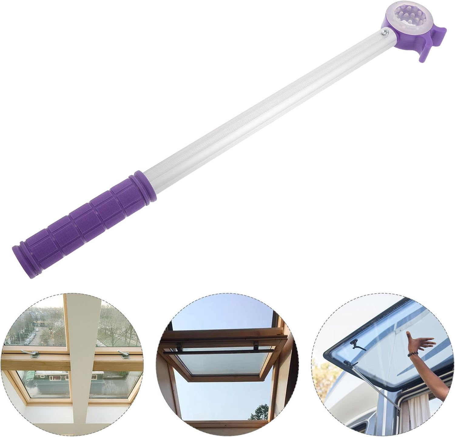 Window Opening Wand 18.5 Inch Aluminum Alloy Push Pull Rod