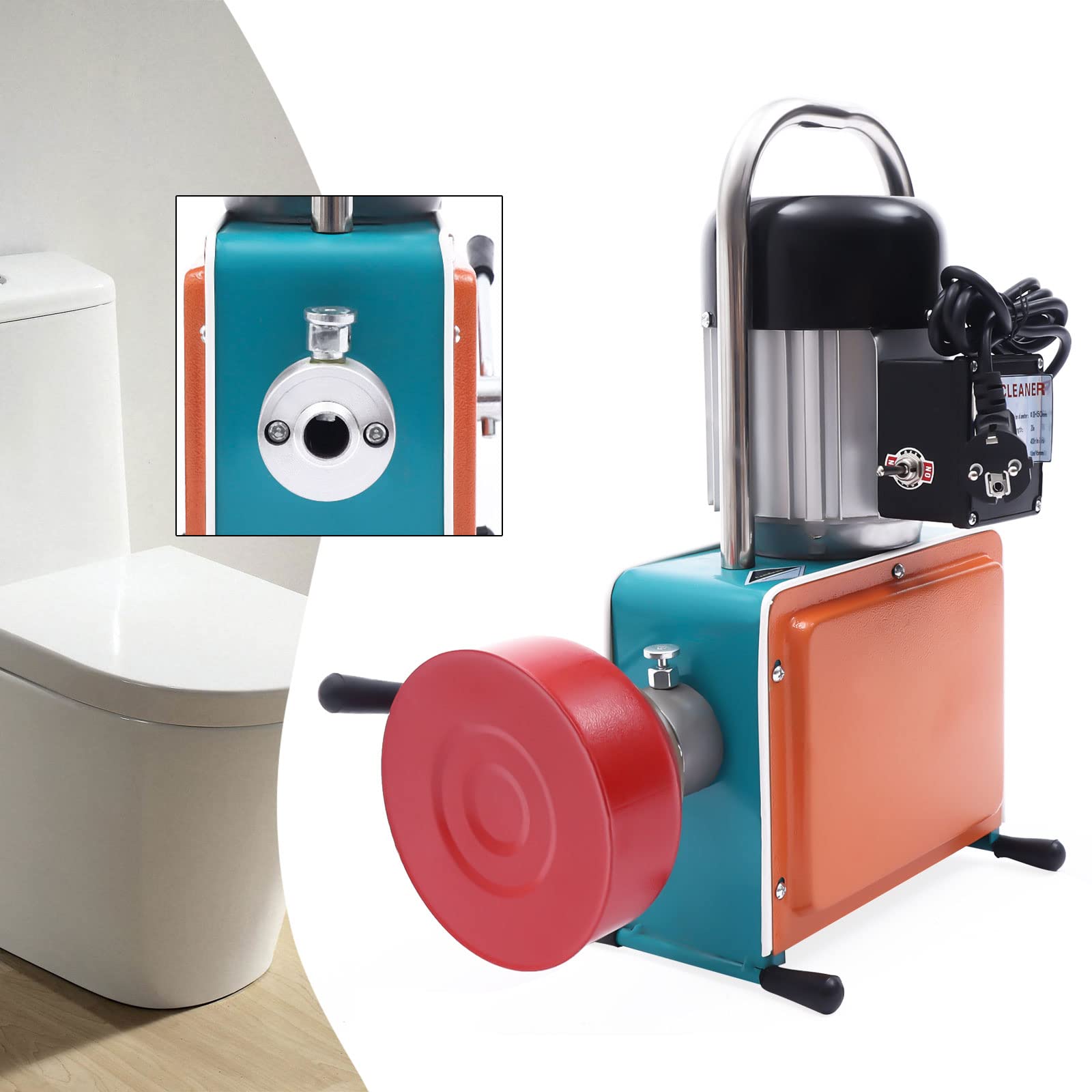 Pijpreinigingsmachine | 390 watt | 400 rpm | 30-100 mm