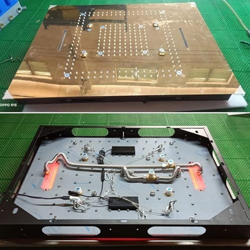 Fontana Dijon Recessed Ceiling Mounted Thermostatic Gold Led Rainfall, Waterfall And Mist Shower System With Jetted Body Sprays And Handheld Showerhead (Touch Panel Light) #TOP6