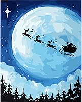 Vista 9 de CAYUDEN - Pintura por números para adultos, 16 x 20 pulgadas, pintura acrílica por números para adultos, principiantes, niños, Calavera Girl Kit