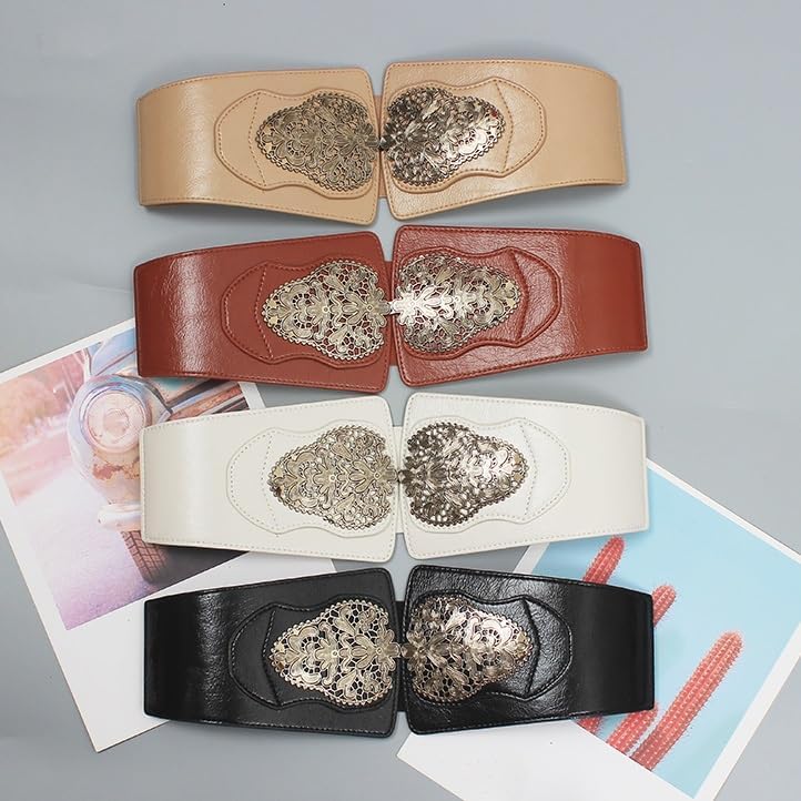 Belt Women Decorative Ethnic Accessories Skirt Trench Coat Waist Wide Dress Elastic Belt2