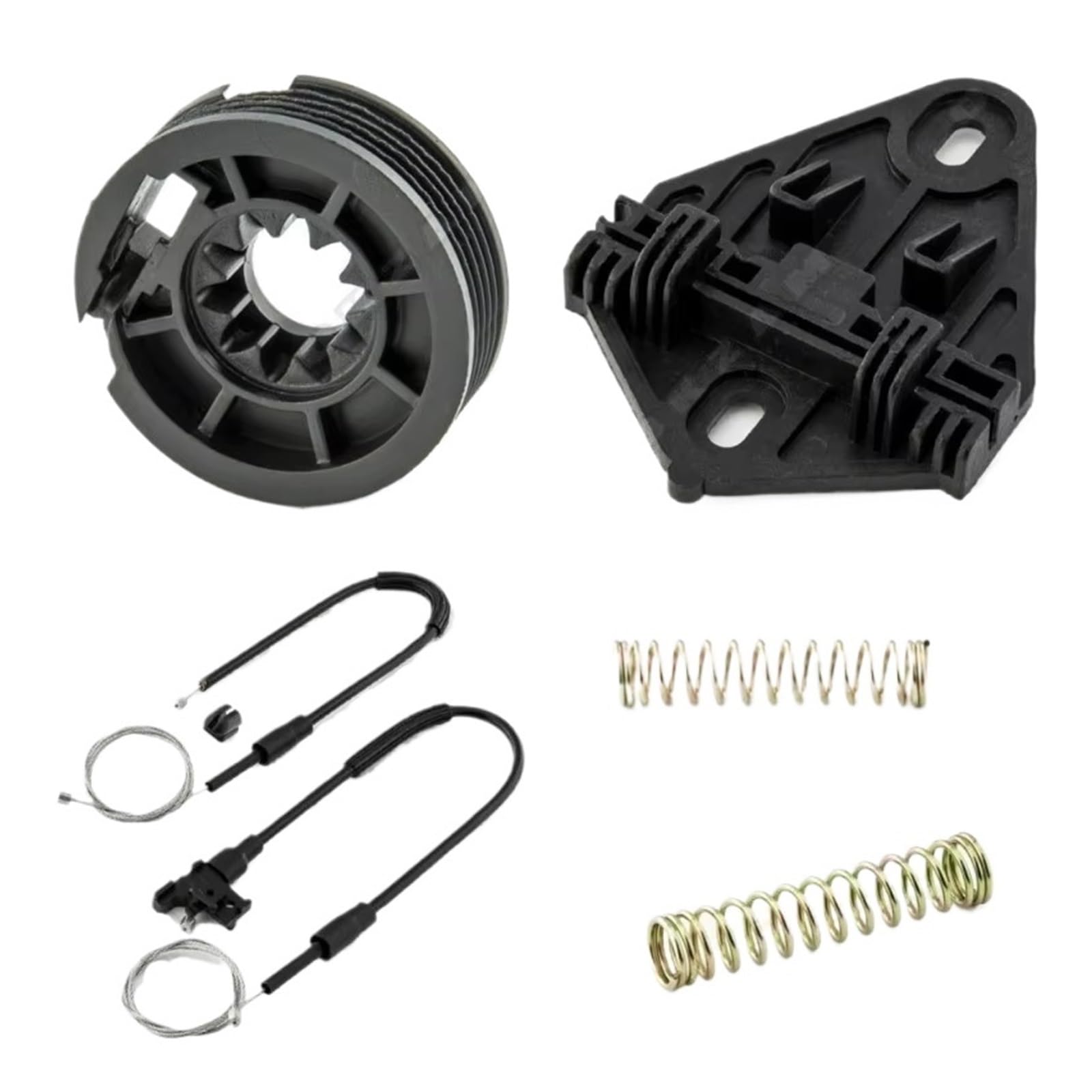 Hhfksci Power Window Regulator for Megane I 1995 1996 1997 1998 1999 2000 2001 2002 2003 Window Regulator Repair Clips KIT Rear-Right