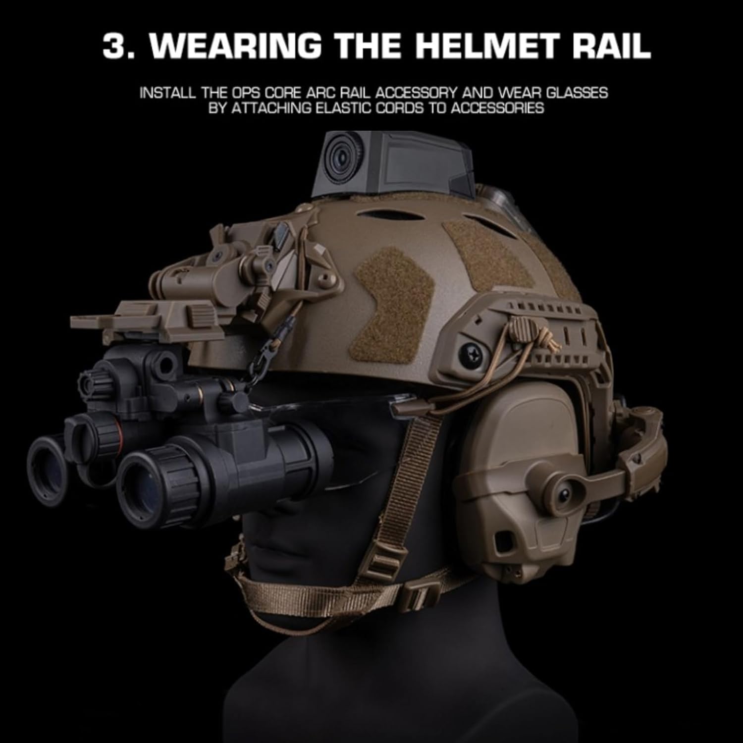 Tactical Goggles Set, can QuicklyConnect to Airsoft Helmets, Suitable Outdoor CS Shooting Range Hunting and Riding