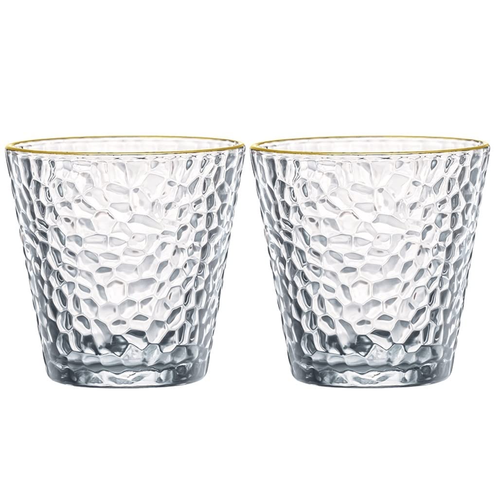 Vasos de cristalería para agua y zumo en pack de 2 unidades para mesa