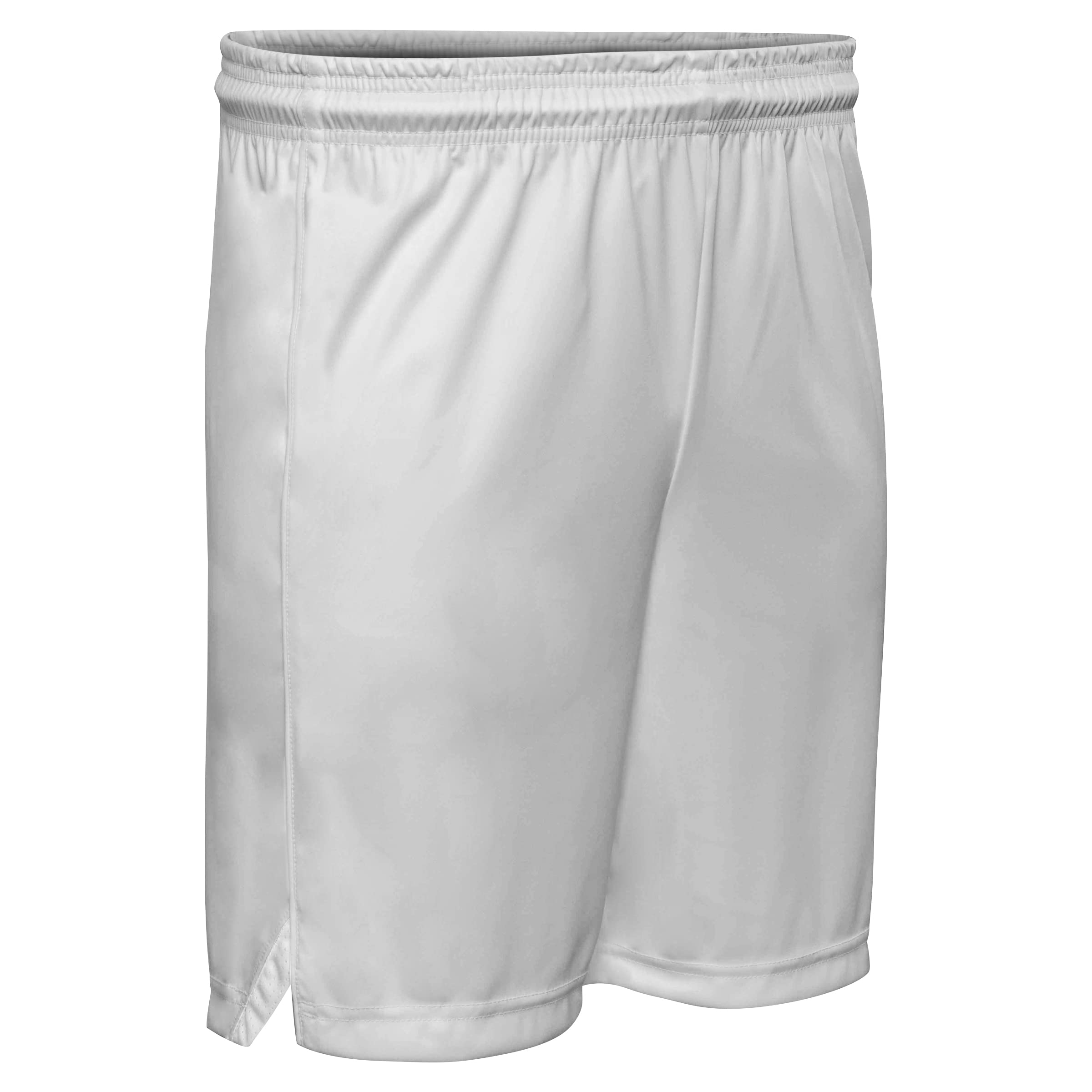 CHAMPRO Short de basketball Prime pour garçon, Blanc, blanc, Small